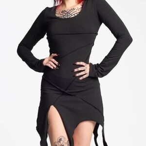 Abstractika long sleeve pixie tunic.